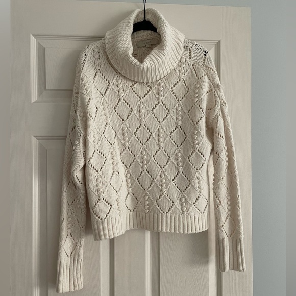 LOFT Textured Turtleneck Sweater - Picture 2 of 5